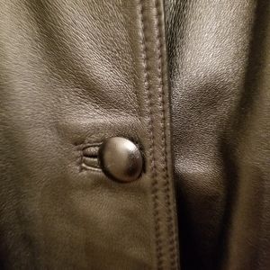 Leather jacket, black,  EU size 48, Brand is NOI, purchased in Florence Italy
